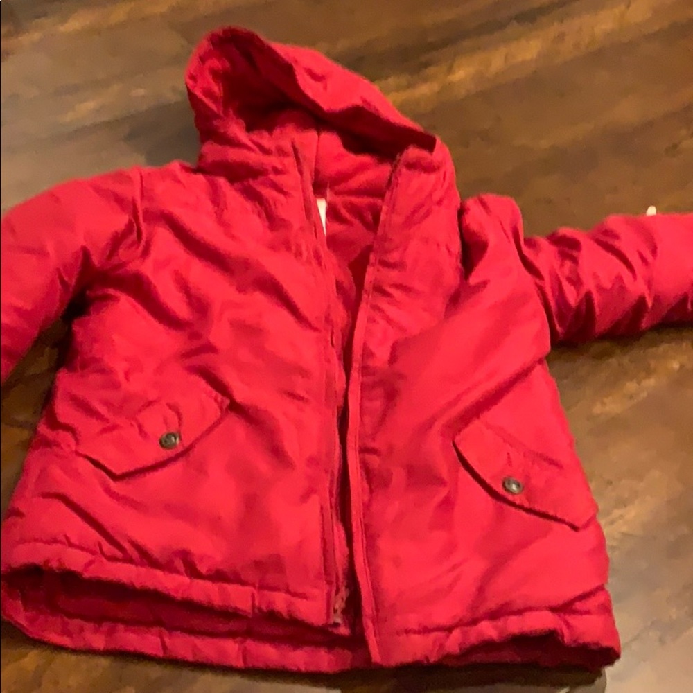 Boys Gymboree coat size 7-8 red